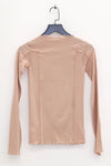 BASERANGE Long Sleeve T-Shirt TTML Collection Ribbed Cotton Portugal BAS-TTML-RB-SP24-HAPTIC